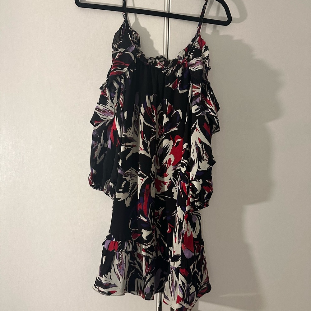 Parker Floral print silk dress